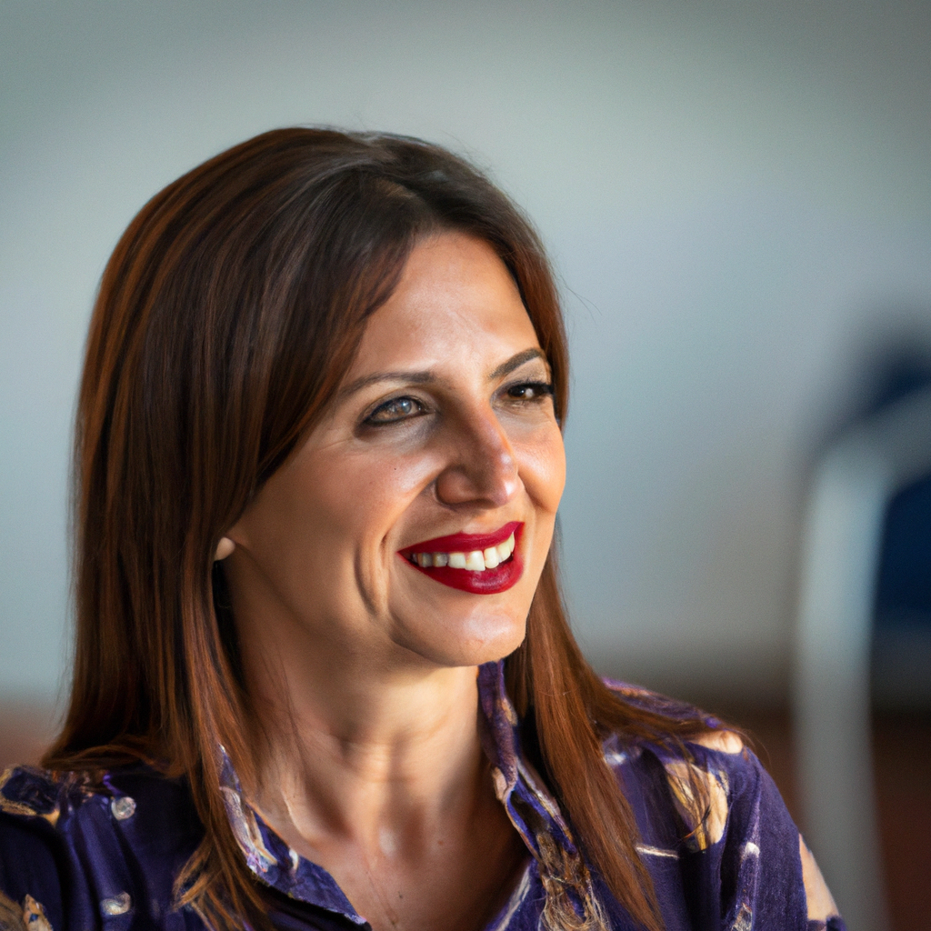 Ritratto della Direttrice Operativa in ufficio, luce naturale